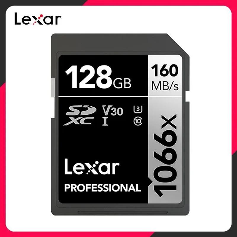 Lexar  ų SD ī, ޸ ī, V30 U3 C10 SDXC ÷ ī, 4K UHD ī޶, 1066x64GB, 128GB, 256GB